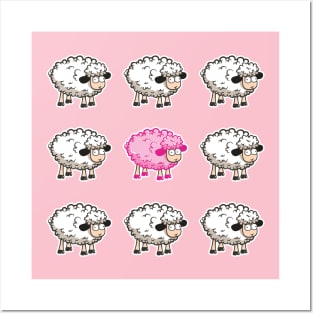 The Pink Sheep Posters and Art